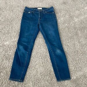 Madewell high riser skinny size 28